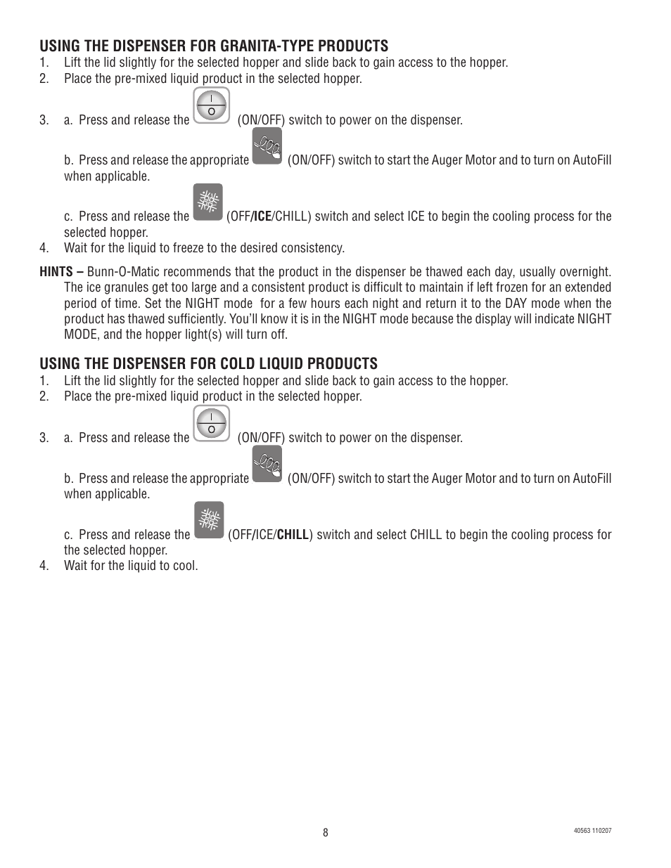 Bunn ULTRA-1 User Manual | Page 8 / 17