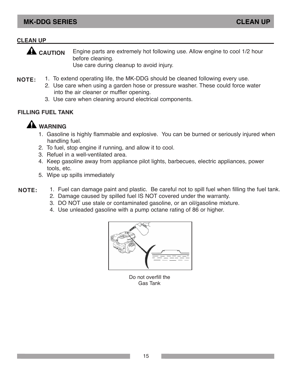 MK Diamond MK-DDG User Manual | Page 15 / 28