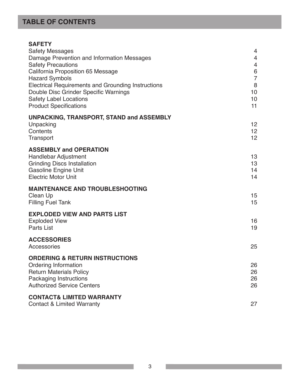 MK Diamond MK-DDG User Manual | Page 3 / 28