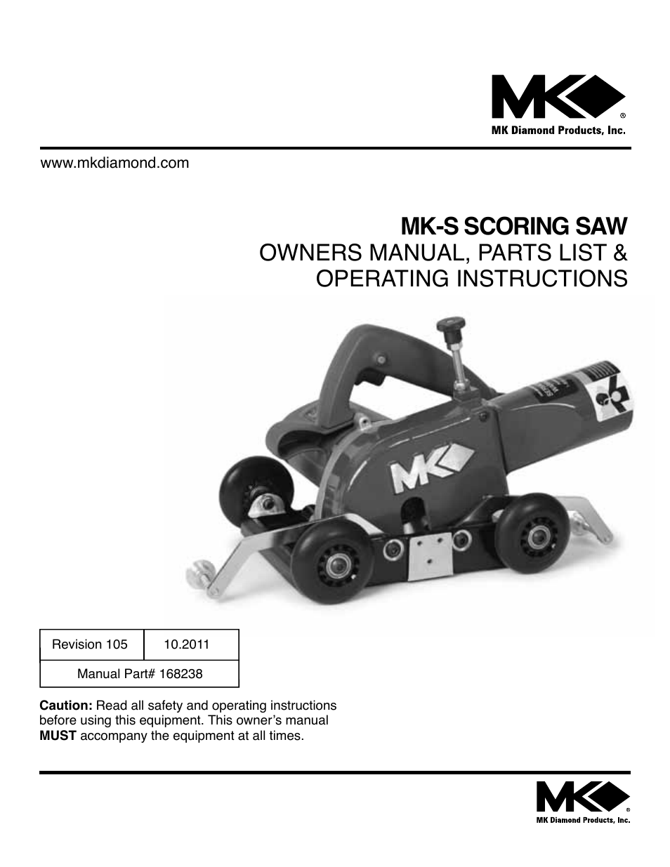 MK Diamond MK-S User Manual | 28 pages