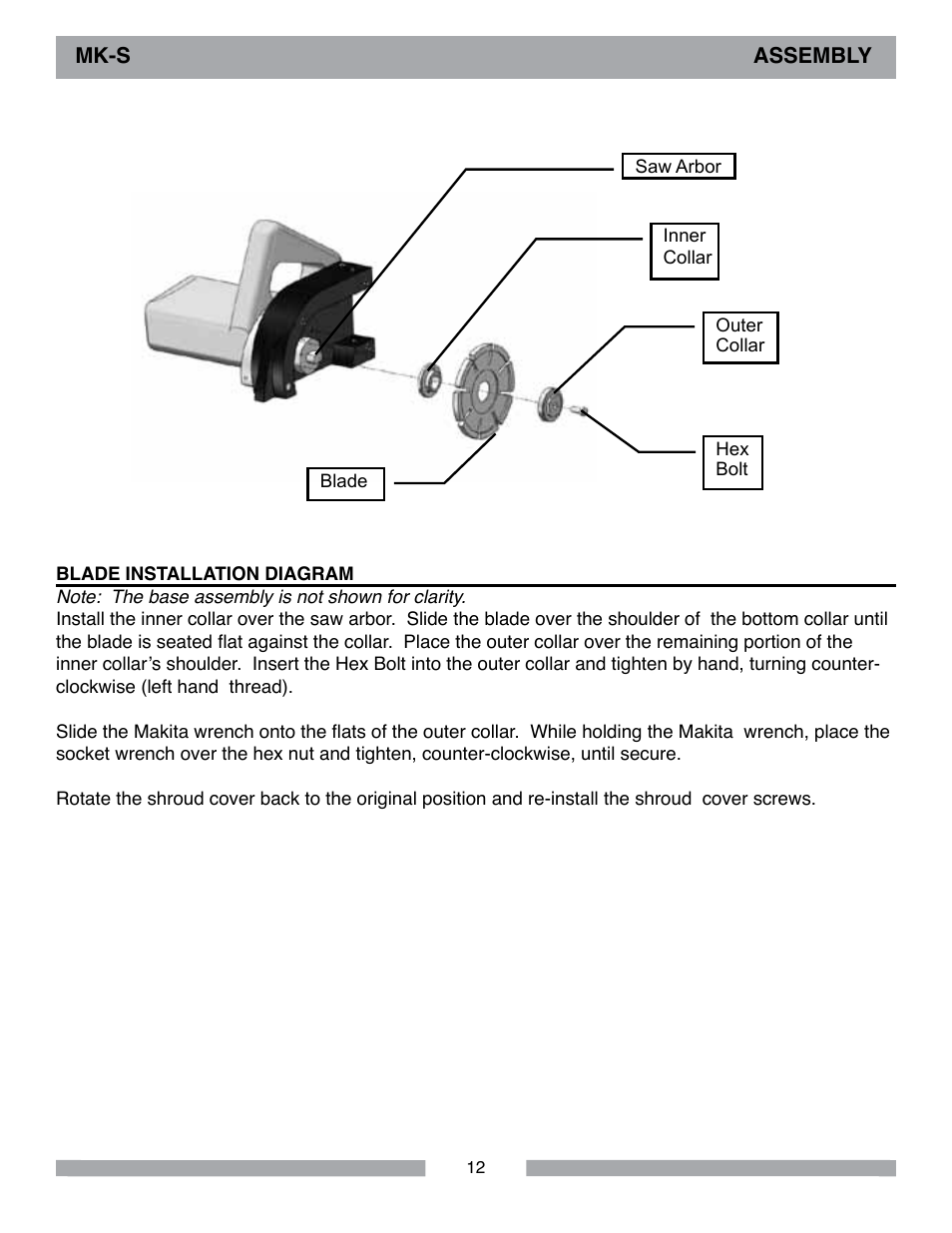 MK Diamond MK-S User Manual | Page 12 / 28