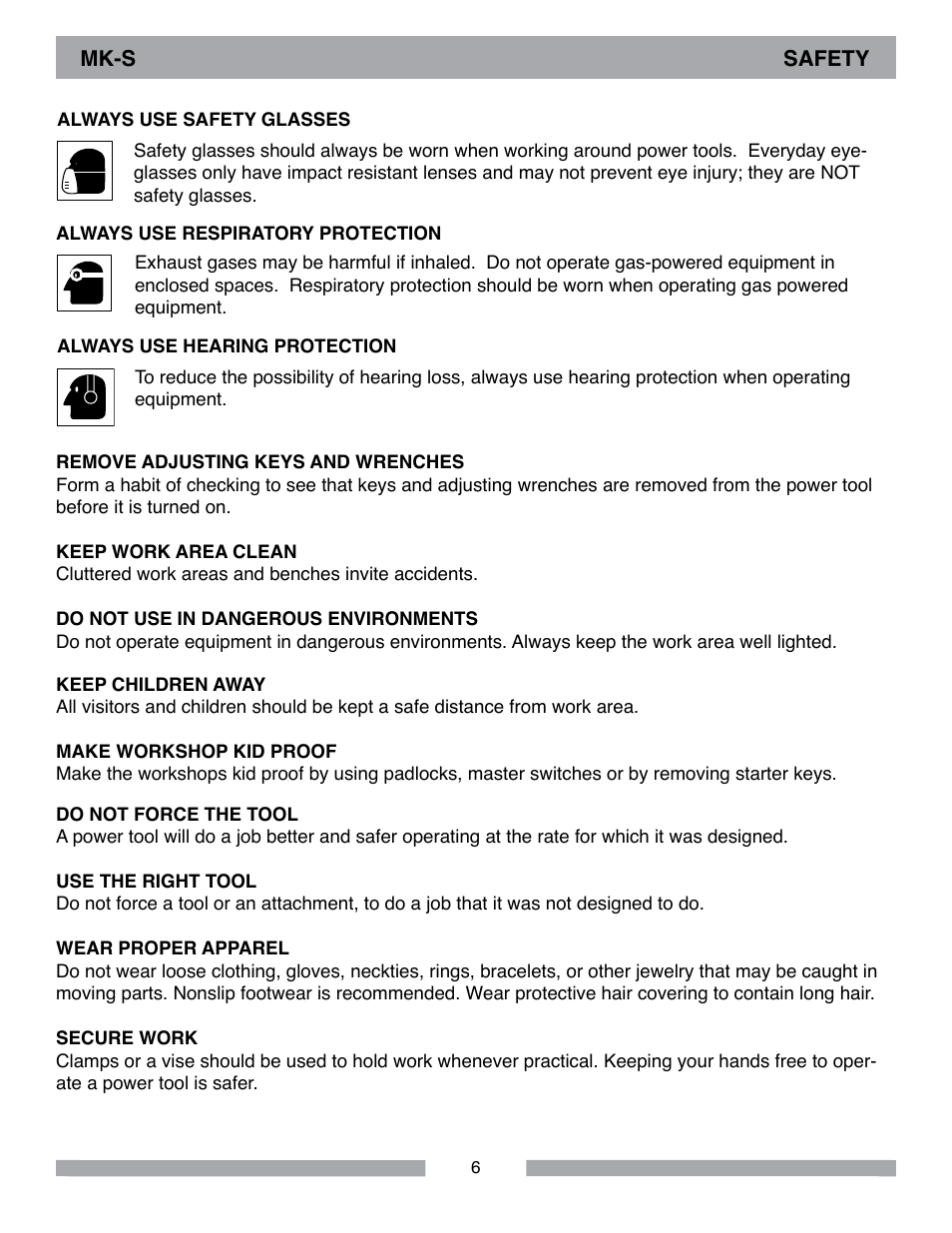 MK Diamond MK-S User Manual | Page 6 / 28