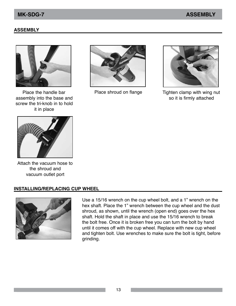 MK Diamond SDG-7 User Manual | Page 13 / 24