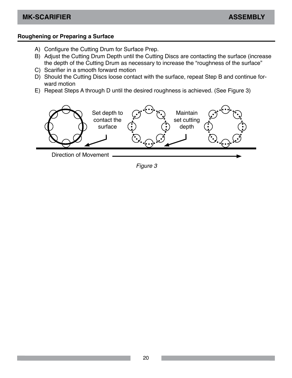 MK Diamond Scarifier User Manual | Page 20 / 68