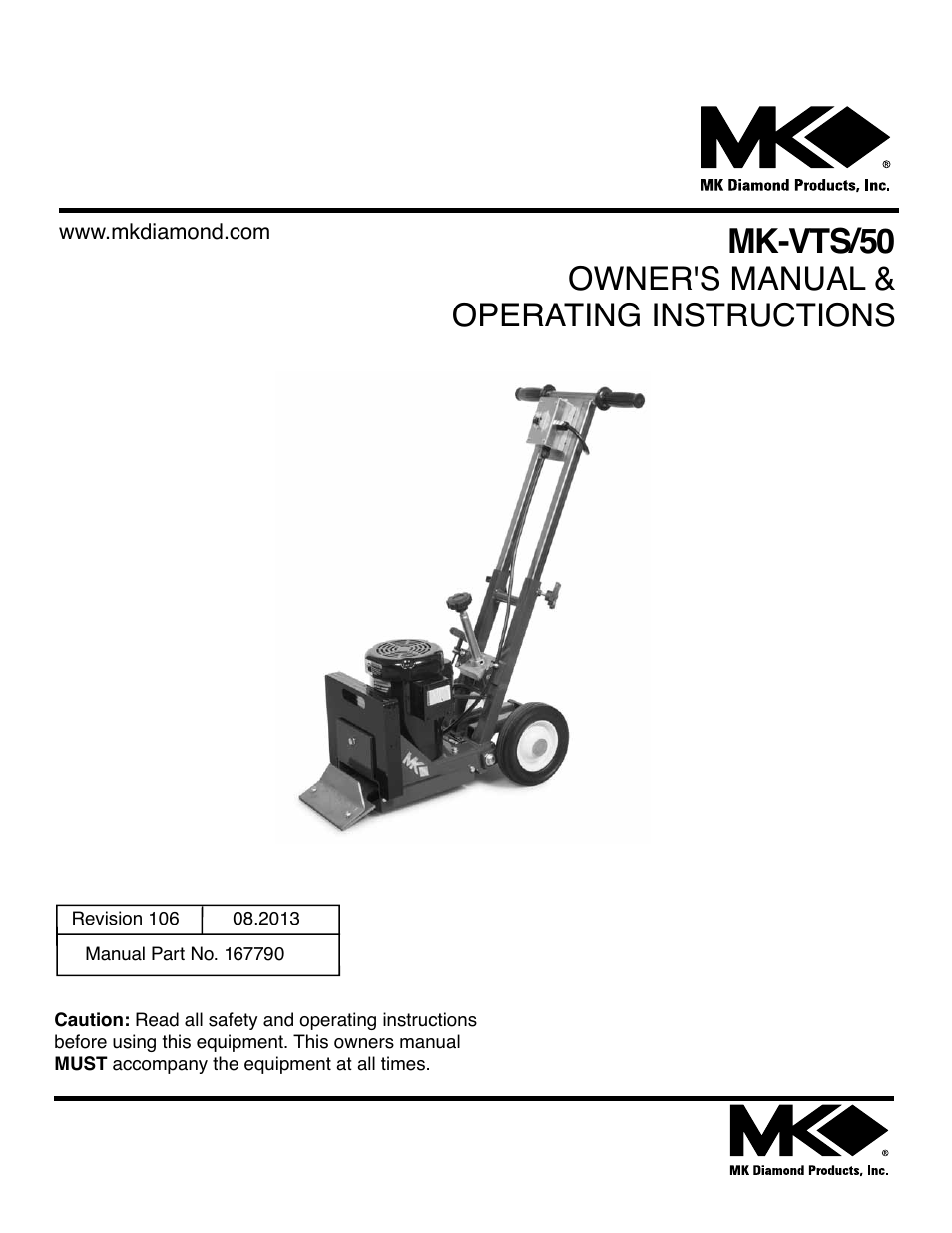 MK Diamond MK-VTS-50 User Manual | 28 pages