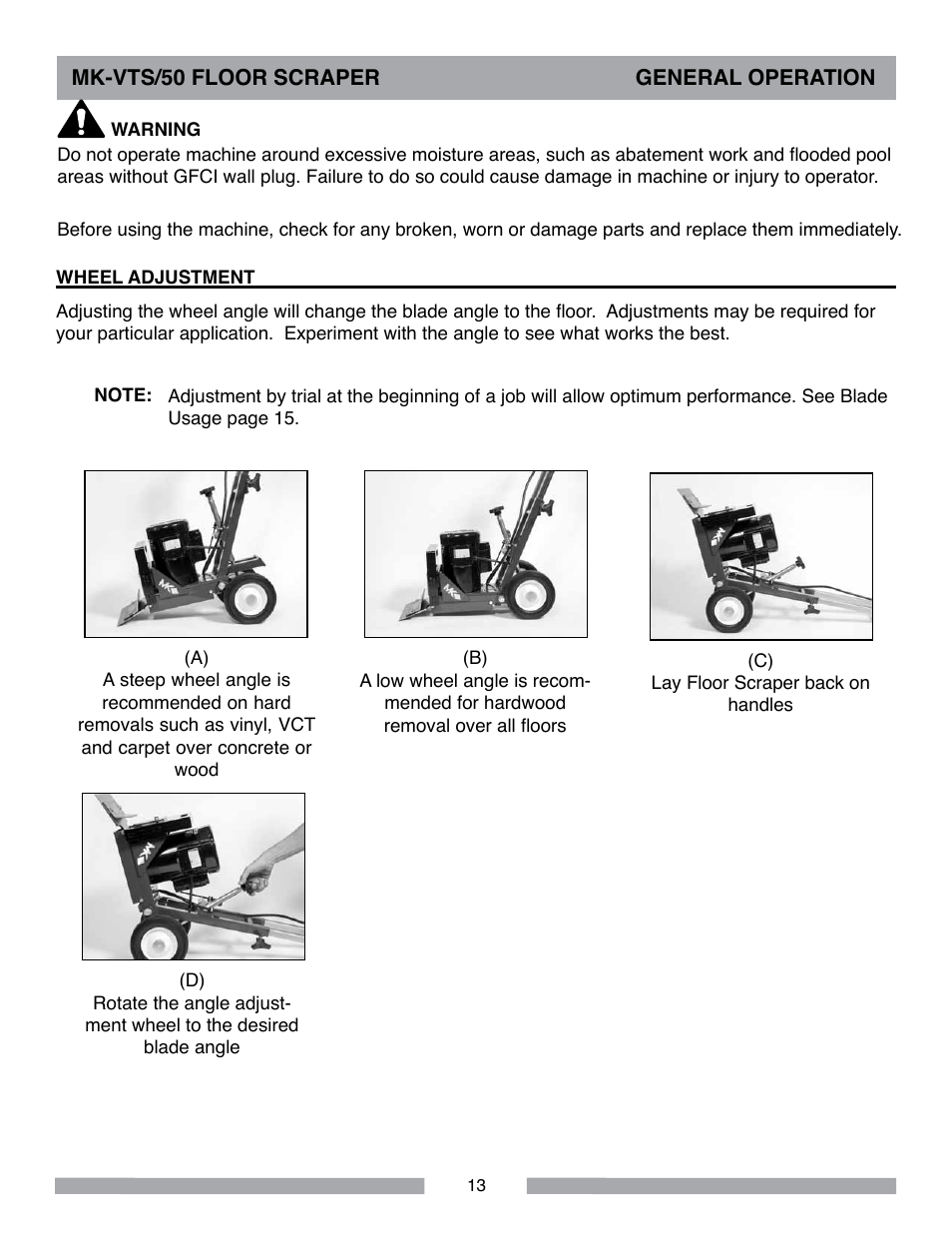 MK Diamond MK-VTS-50 User Manual | Page 13 / 28