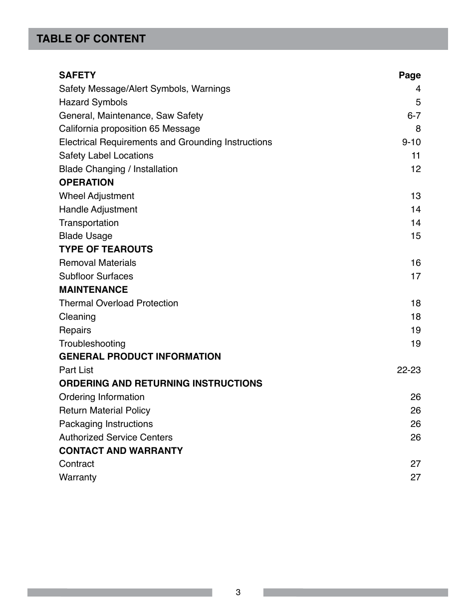 MK Diamond MK-VTS-50 User Manual | Page 3 / 28