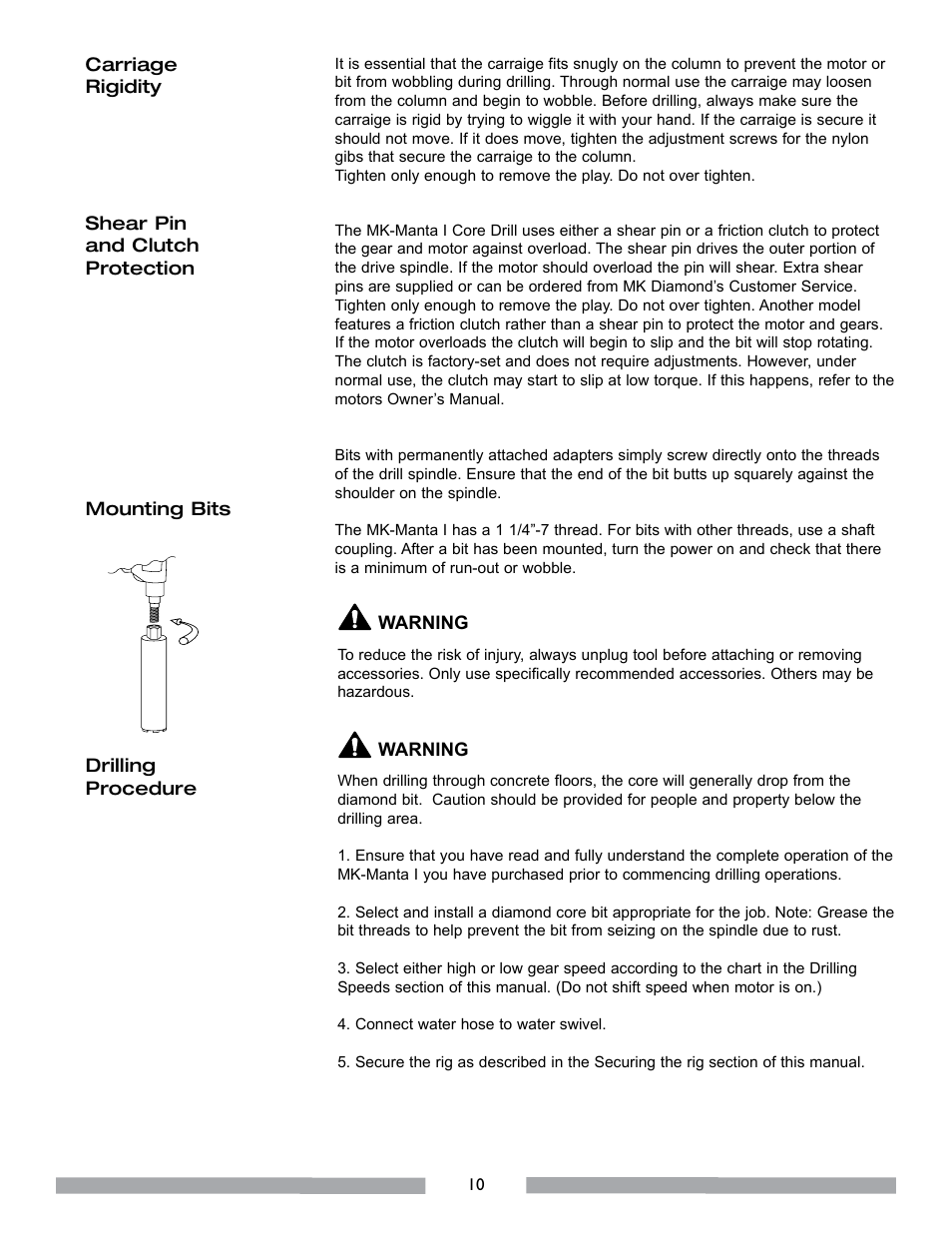 MK Diamond MK-MANTA I User Manual | Page 11 / 23