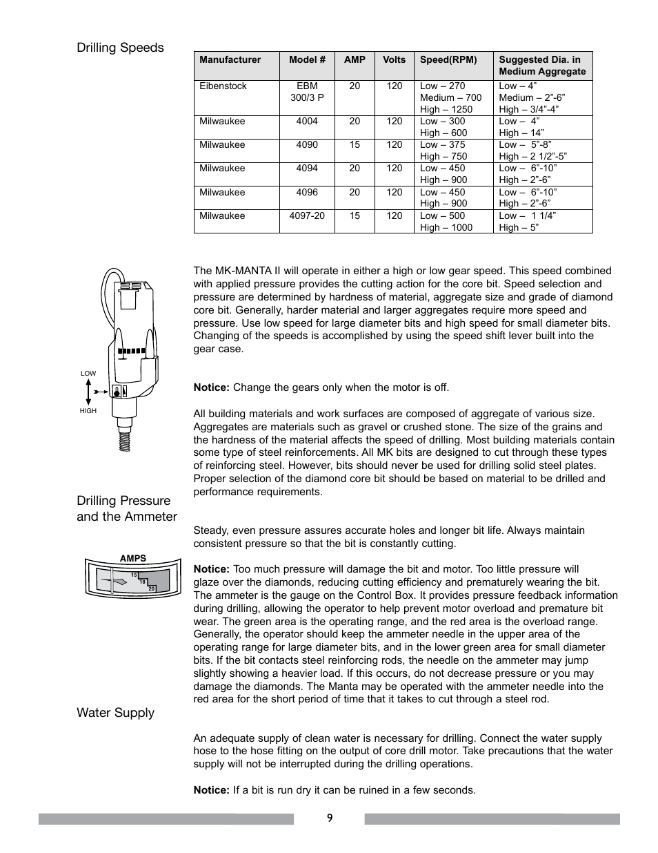 MK Diamond MK-MANTA II User Manual | Page 10 / 23
