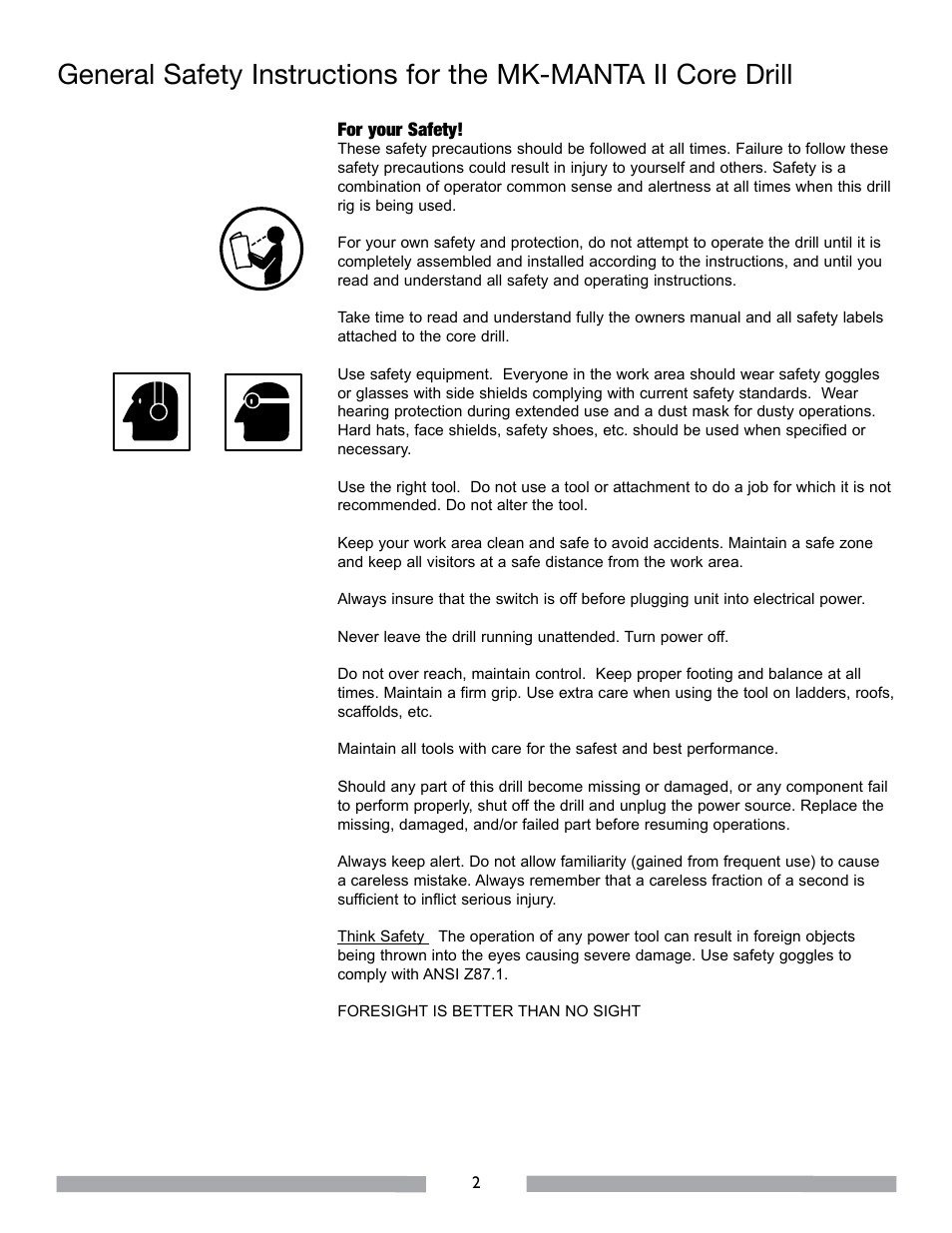 MK Diamond MK-MANTA II User Manual | Page 3 / 23