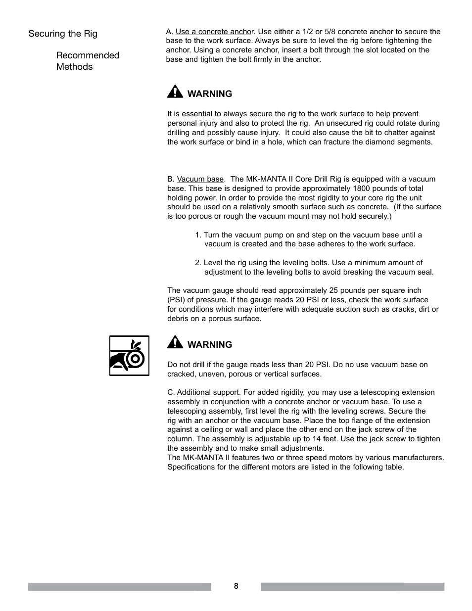 MK Diamond MK-MANTA II User Manual | Page 9 / 23