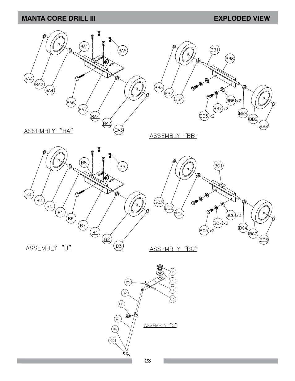 MK Diamond MK-MANTA III User Manual | Page 23 / 32