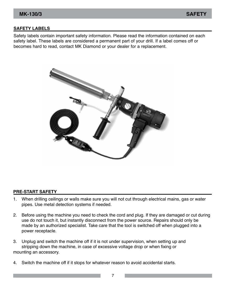 MK Diamond MK-130-3 User Manual | Page 7 / 16