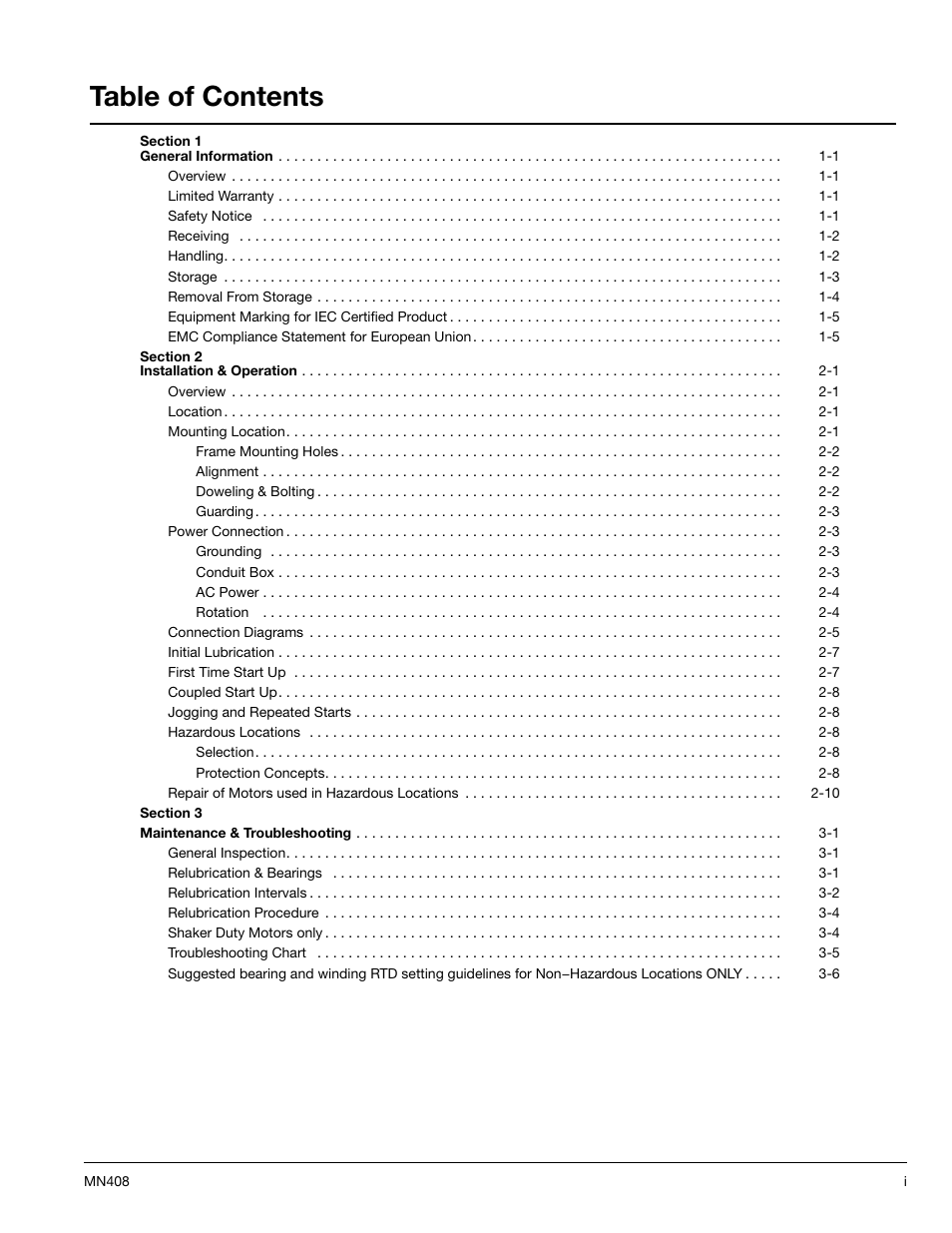 MK Diamond Baldor Motor User Manual | Page 3 / 30