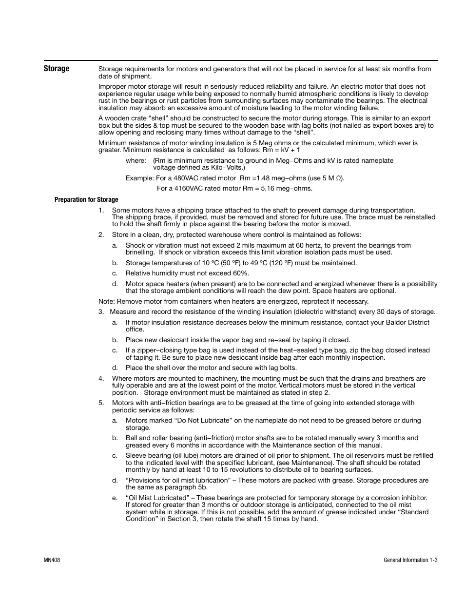MK Diamond Baldor Motor User Manual | Page 7 / 30
