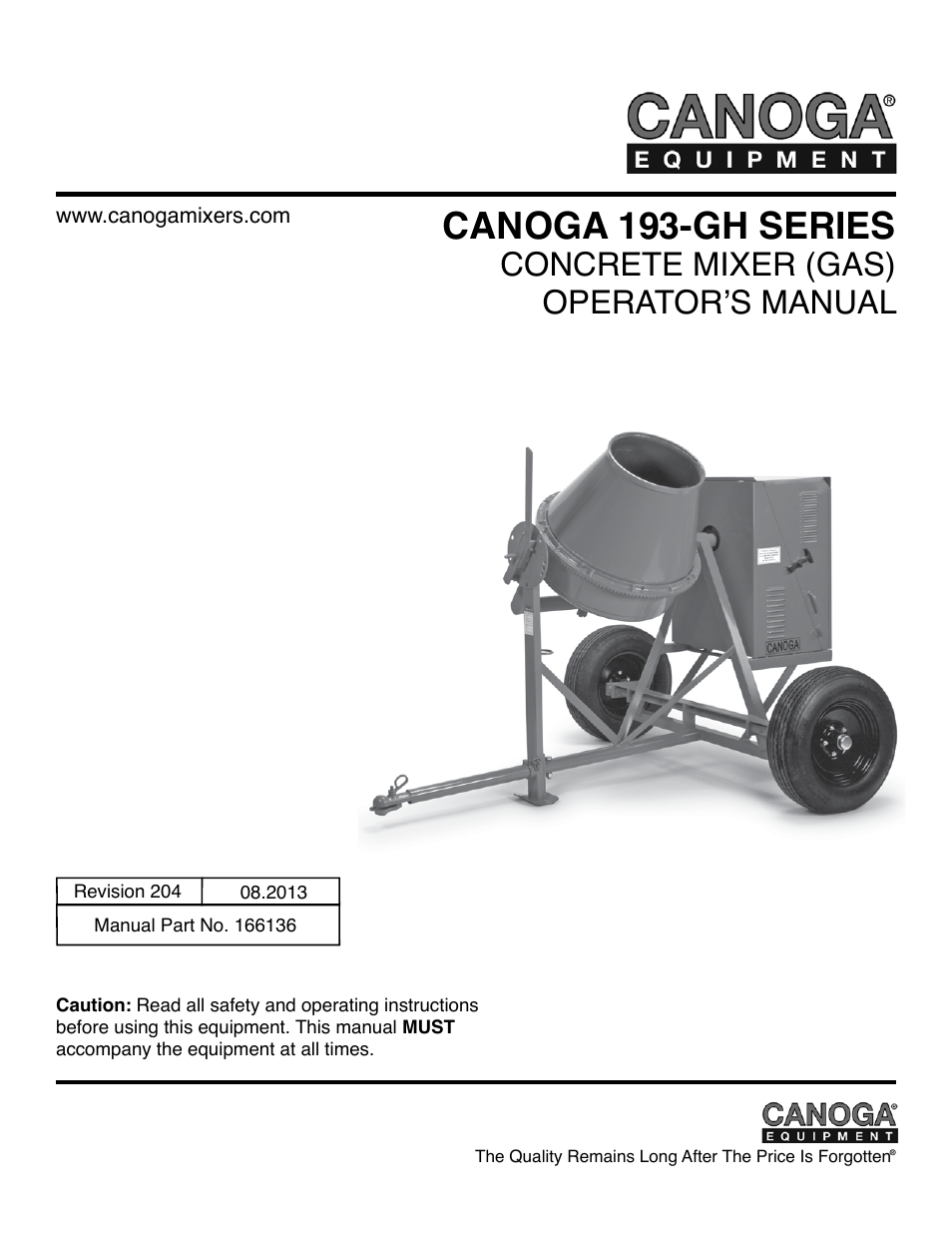 MK Diamond Canoga 193 Gas User Manual | 32 pages