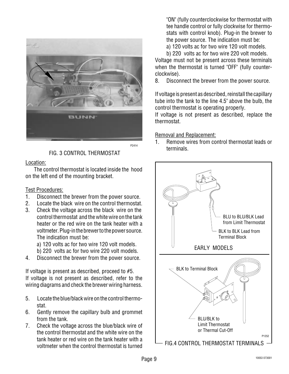 Bunn VPS User Manual | Page 9 / 17