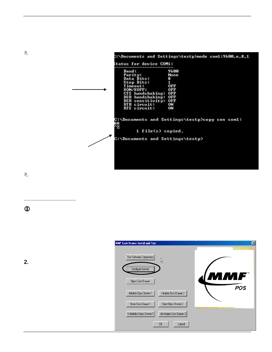 MMF POS Standard RS-232 Connection Interface Kit User Manual | Page 7 / 13