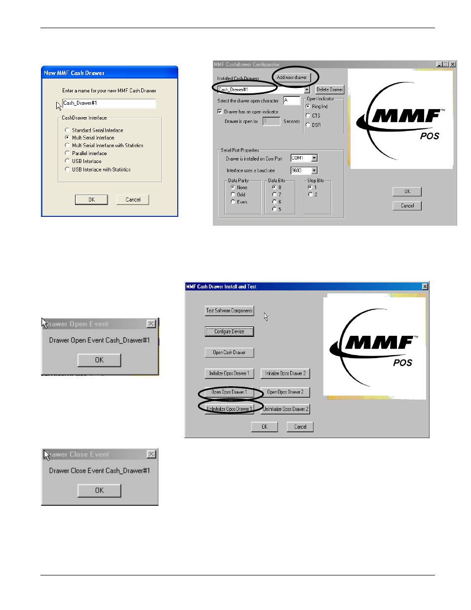 MMF POS Standard RS-232 Connection Interface Kit User Manual | Page 8 / 13