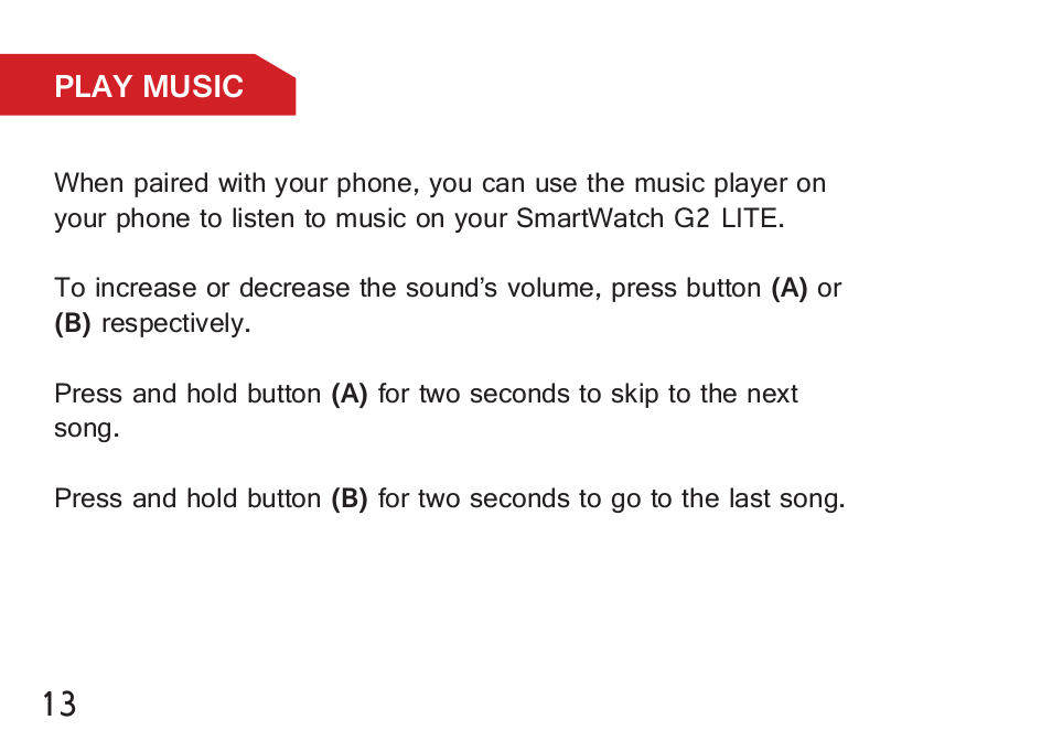 MOTA Smartwatch G2 LITE User Manual | Page 16 / 25