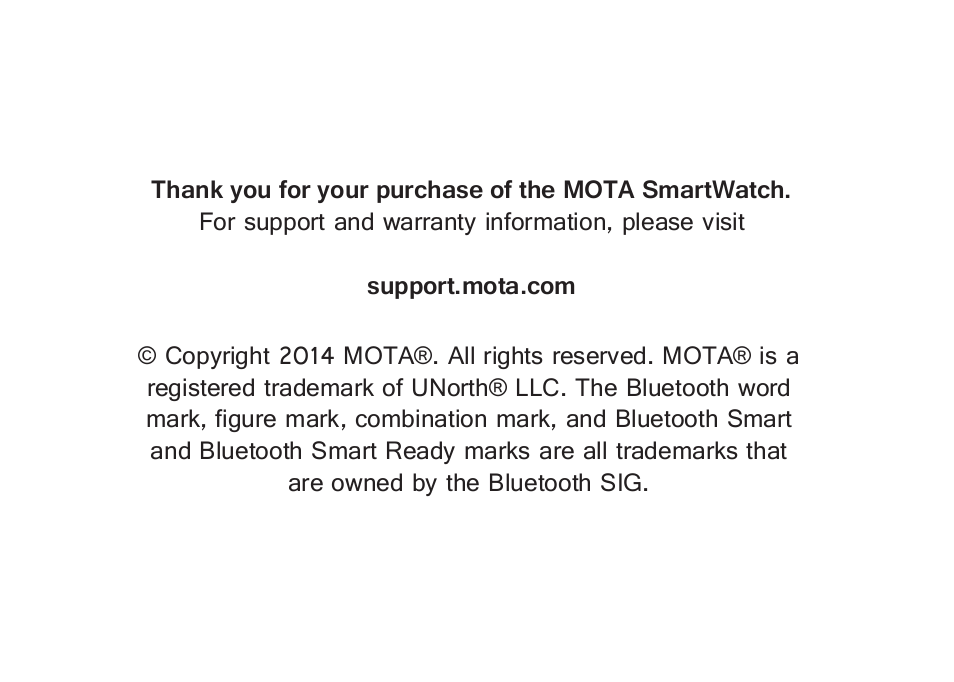 MOTA Smartwatch G2 LITE User Manual | Page 25 / 25