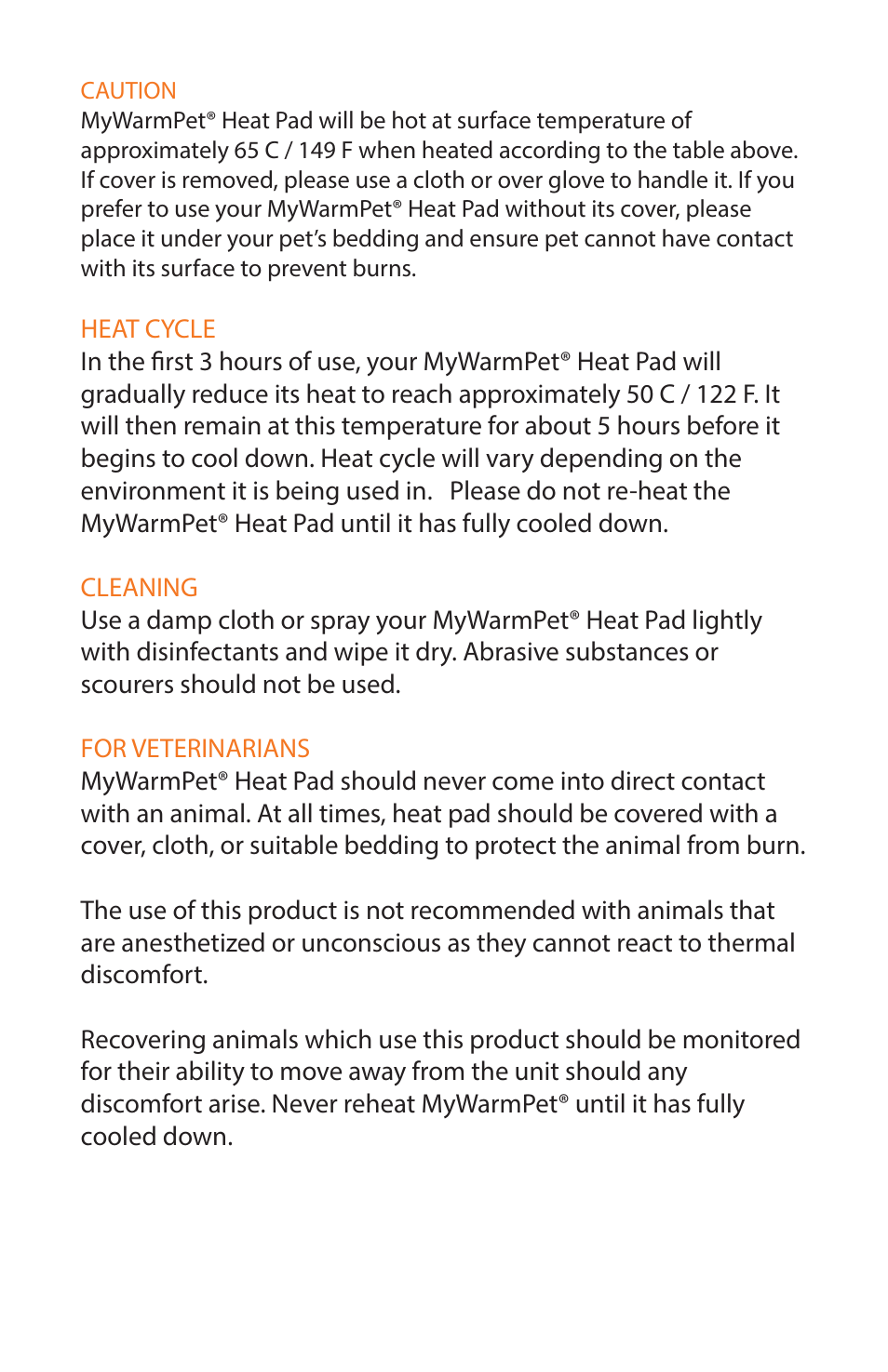 MOTA Heating Pad User Manual | Page 3 / 5