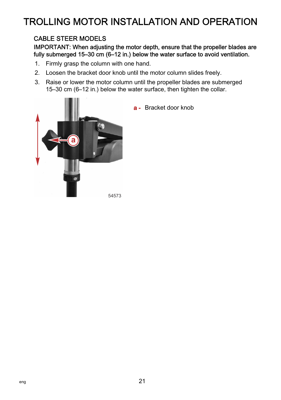 Trolling motor installation and operation | MotorGuide X3-40 User Manual | Page 25 / 36