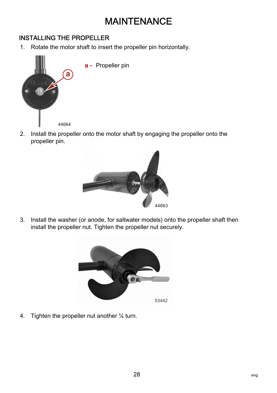 Maintenance | MotorGuide X3-40 User Manual | Page 32 / 36