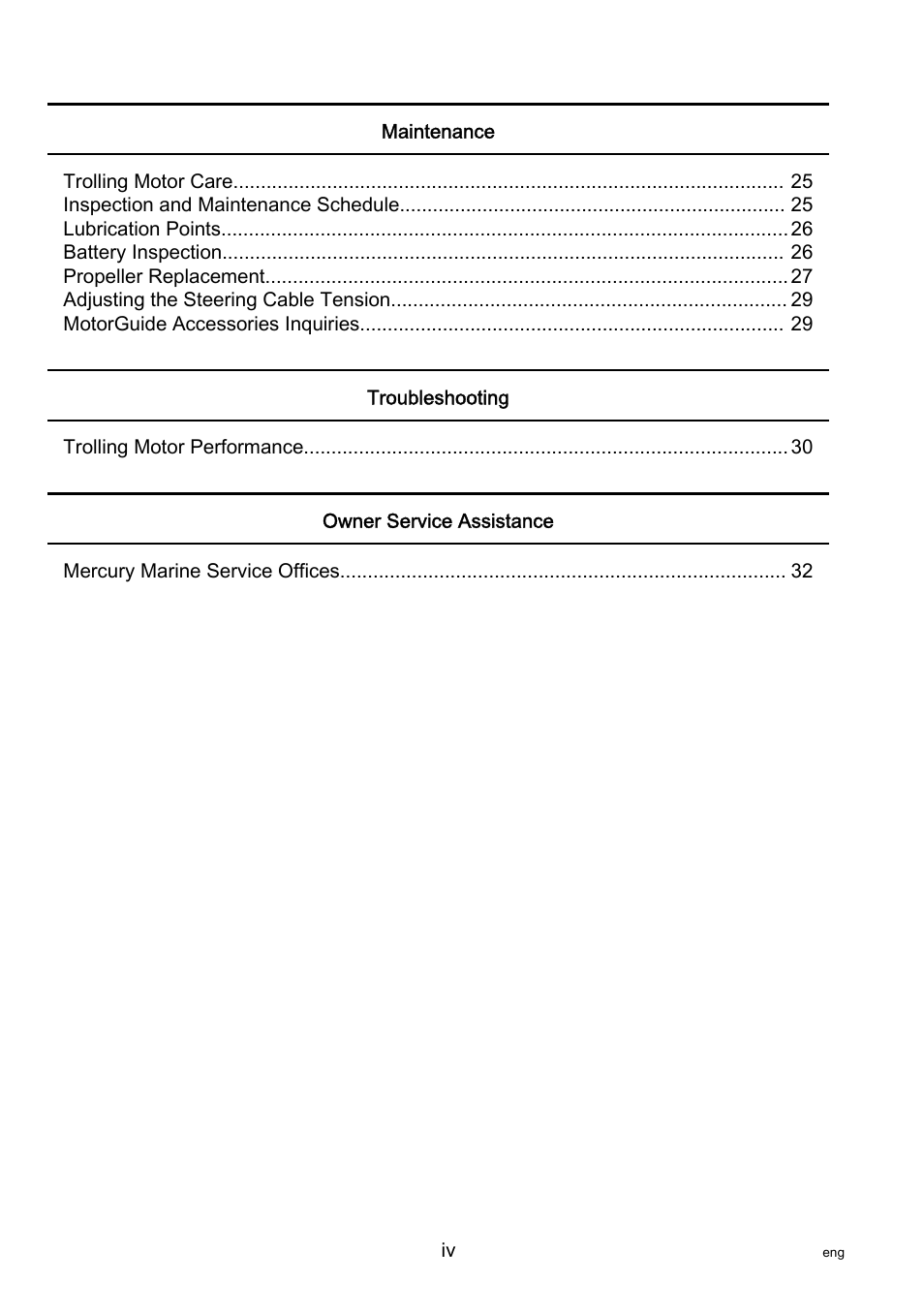 MotorGuide X3-40 User Manual | Page 4 / 36