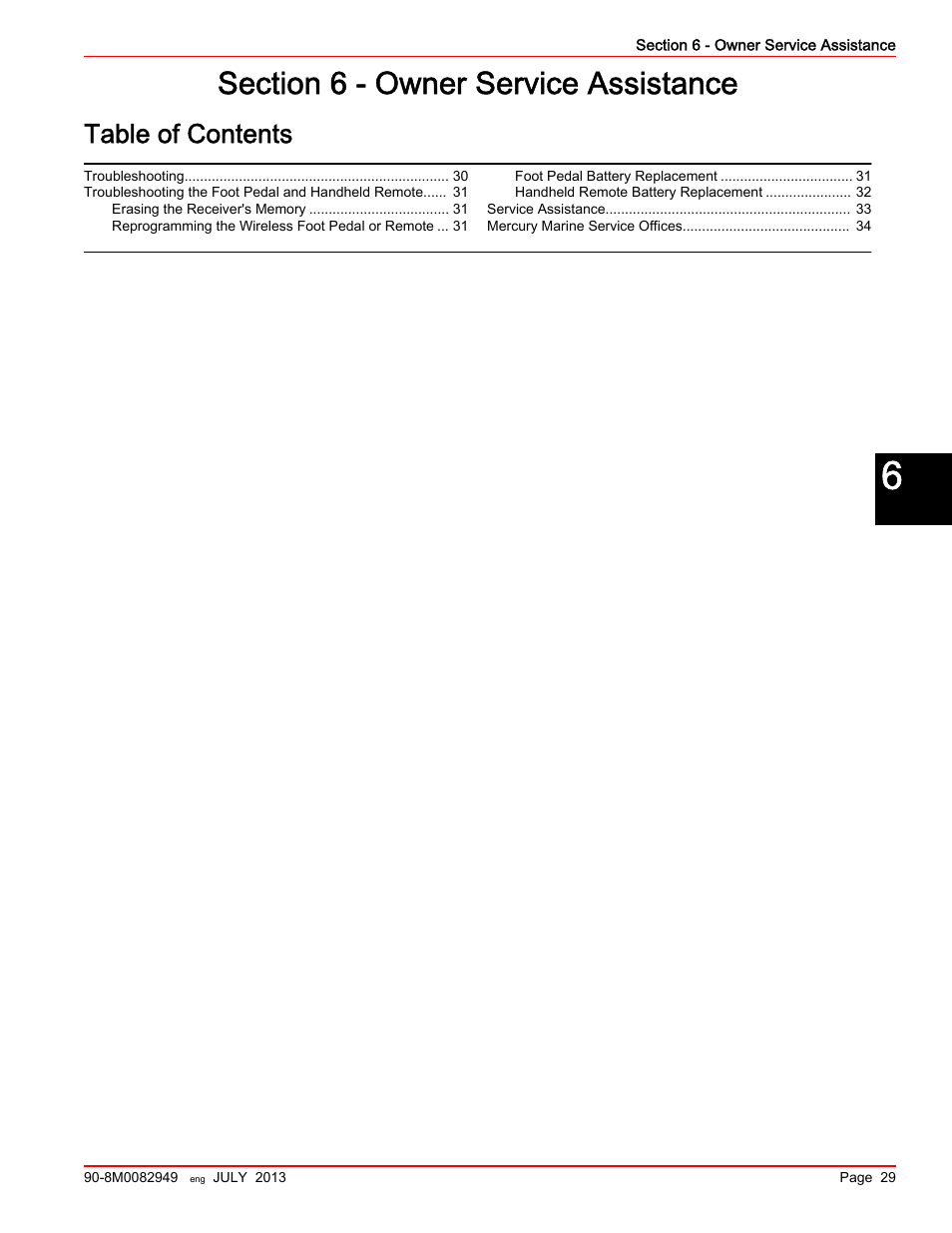 MotorGuide Xi5 Wireless Trolling Motor User Manual | Page 33 / 38