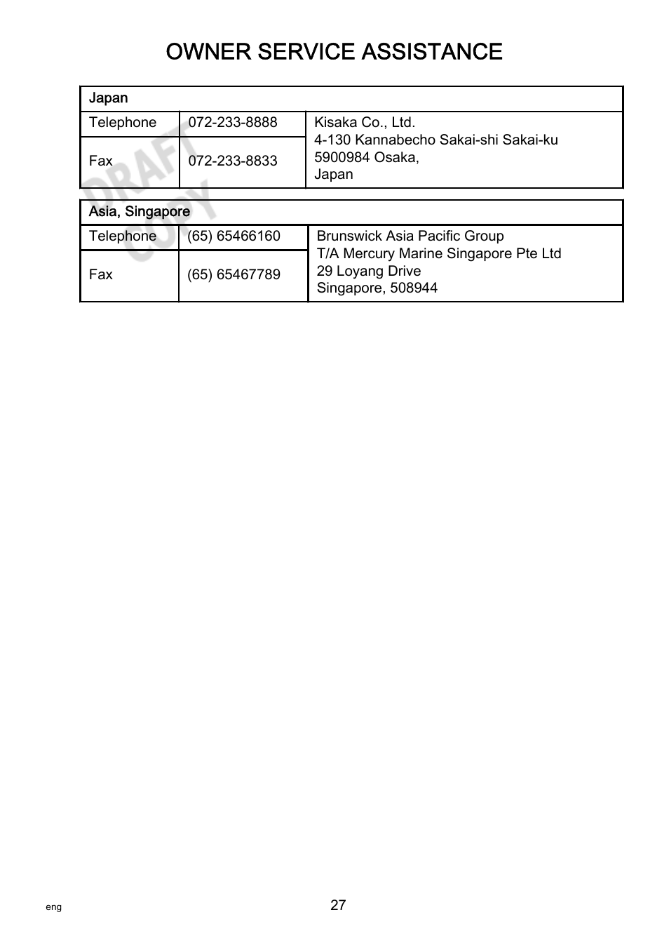 Owner service assistance | MotorGuide Pinpoint GPS User Manual | Page 33 / 33