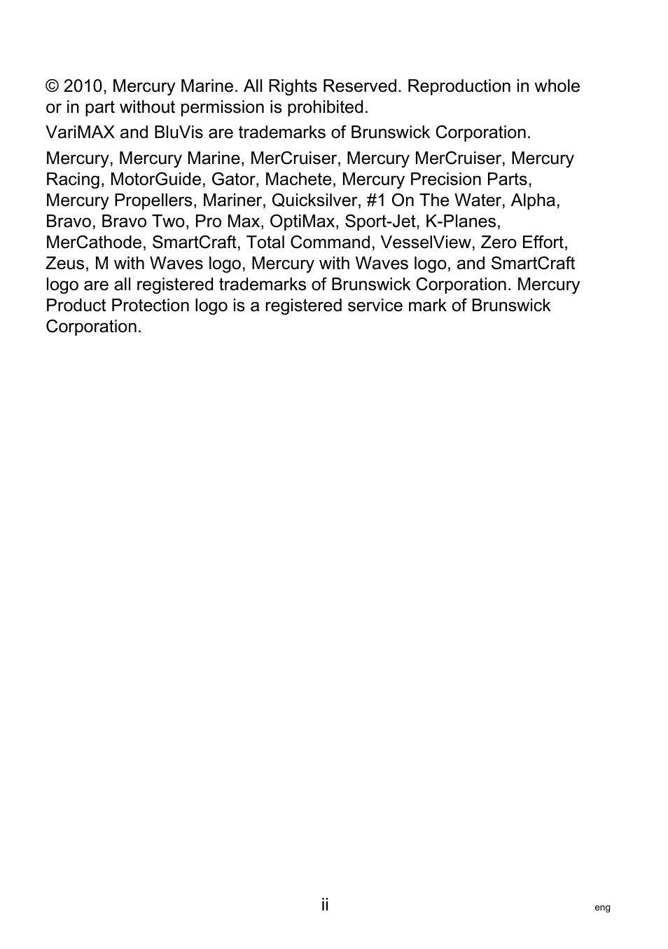 MotorGuide VariMAX User Manual | Page 2 / 53