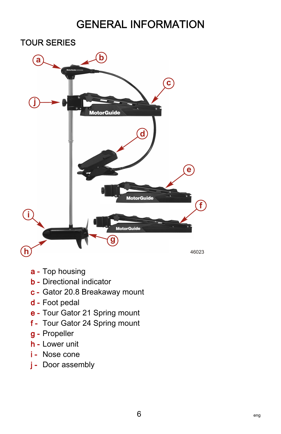 General information | MotorGuide Tour Series User Manual | Page 10 / 37