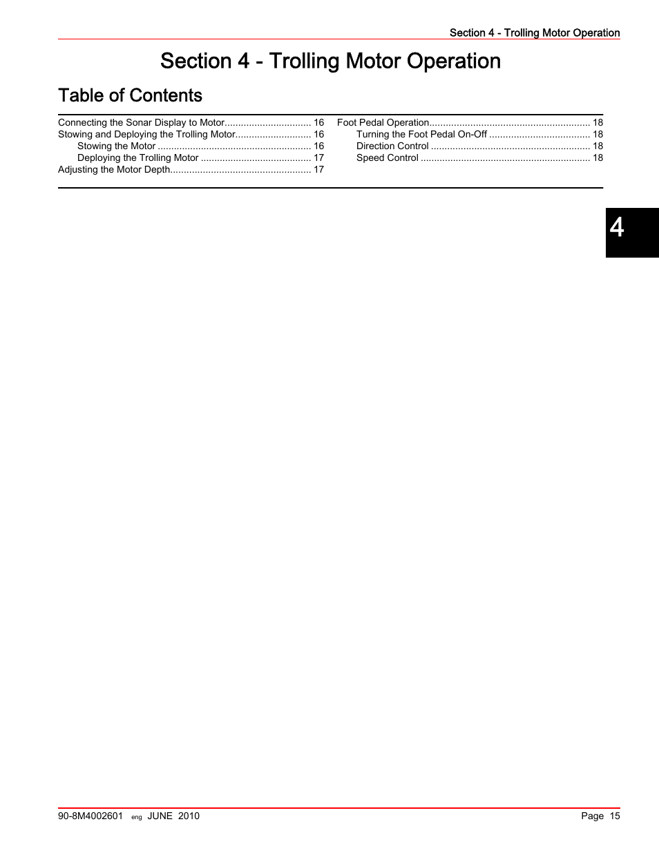 MotorGuide Wireless User Manual | Page 19 / 32