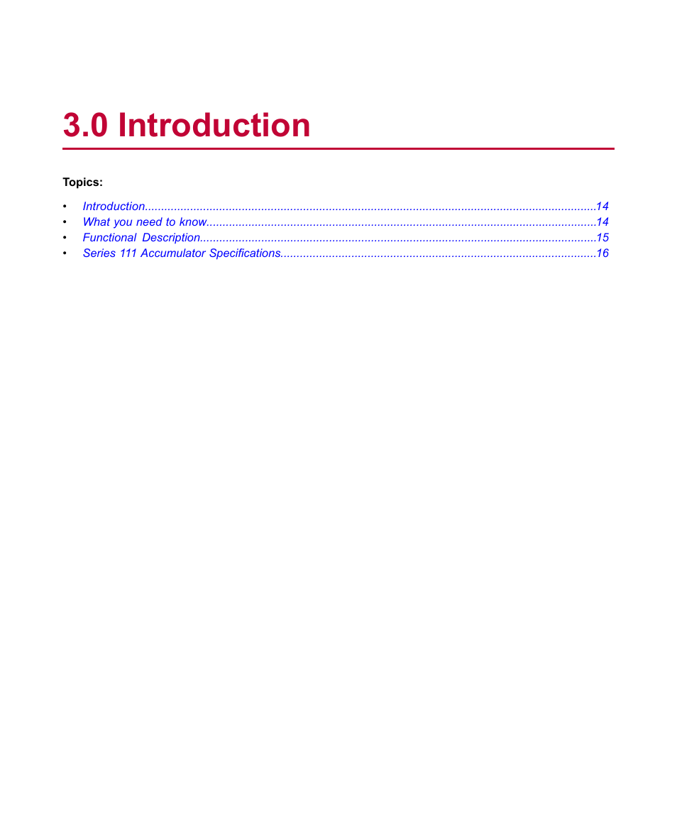 0 introduction | MTS Series 111 Accumulator User Manual | Page 13 / 40