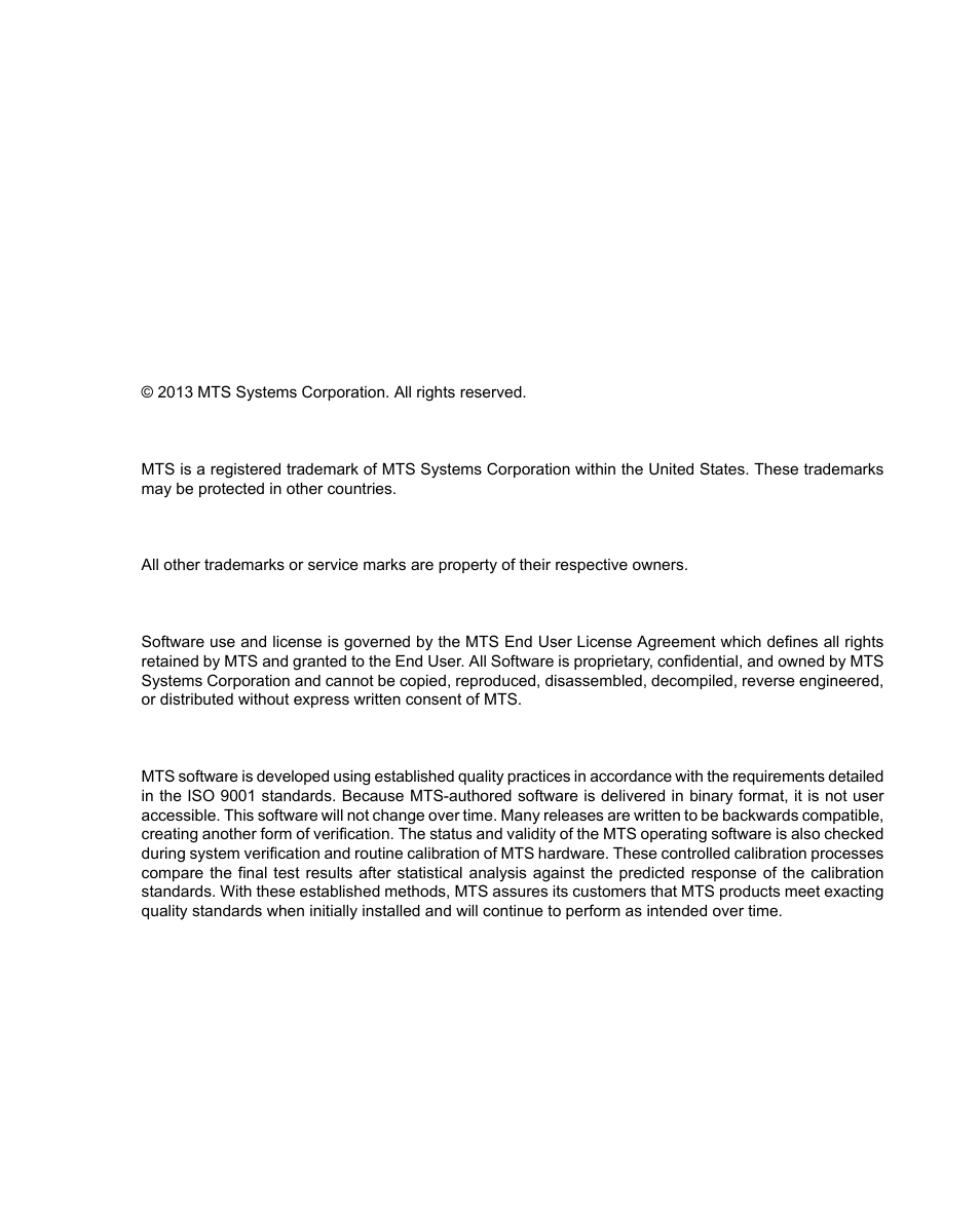 MTS Series 111 Accumulator User Manual | Page 2 / 40