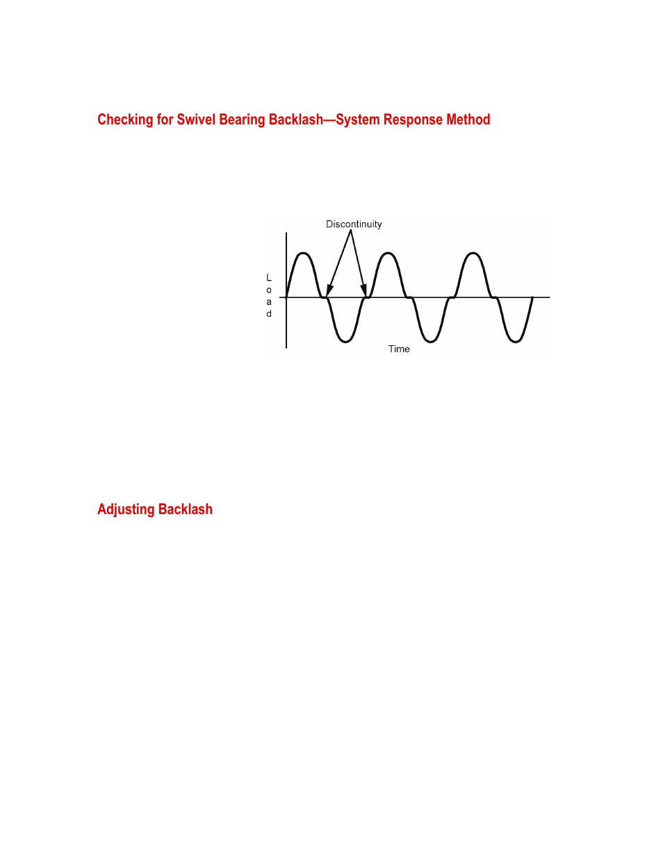 Adjusting backlash, Adjusting backlash 27 | MTS Series 249G2 Swivels User Manual | Page 27 / 34