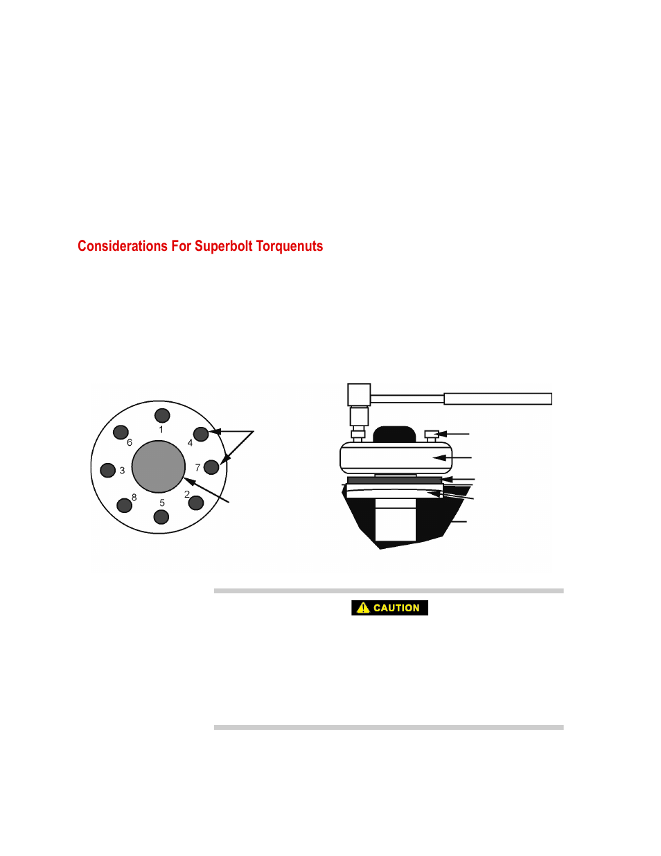 Considerations for superbolt torquenuts, Considerations for superbolt torquenuts 30 | MTS Series 249G2 Swivels User Manual | Page 30 / 34