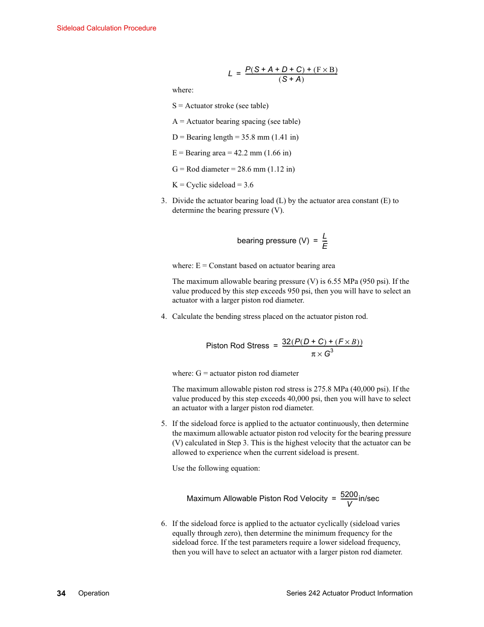 MTS Series 242 Actuators User Manual | Page 34 / 40