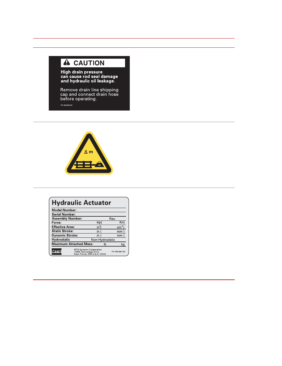 MTS Series 247 Actuators User Manual | Page 24 / 40