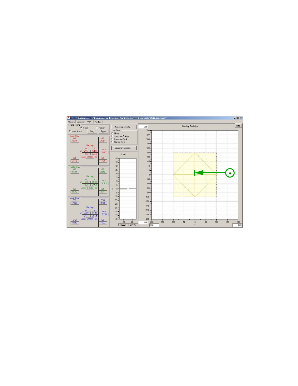 If the x coordinate is positive, If the x coordinate is positive 101 | MTS 709 Alignment System User Manual | Page 101 / 158