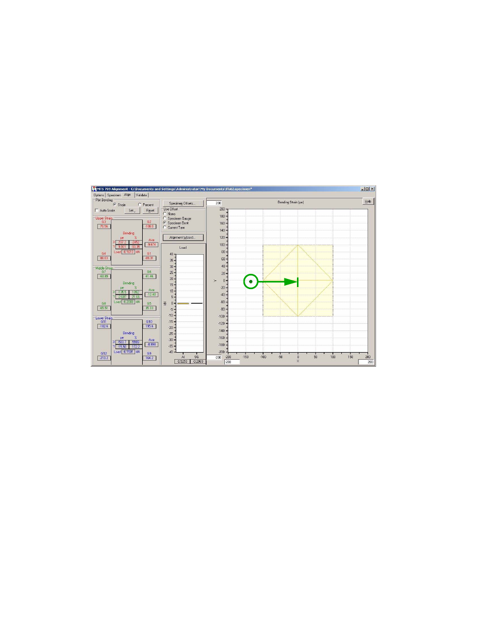 If the x coordinate is negative, If the x coordinate is negative 102 | MTS 709 Alignment System User Manual | Page 102 / 158
