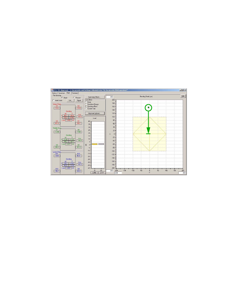 If the y coordinate is positive, If the y coordinate is positive 103 | MTS 709 Alignment System User Manual | Page 103 / 158