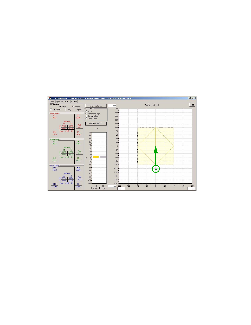 If the y coordinate is negative, If the y coordinate is negative 104 | MTS 709 Alignment System User Manual | Page 104 / 158