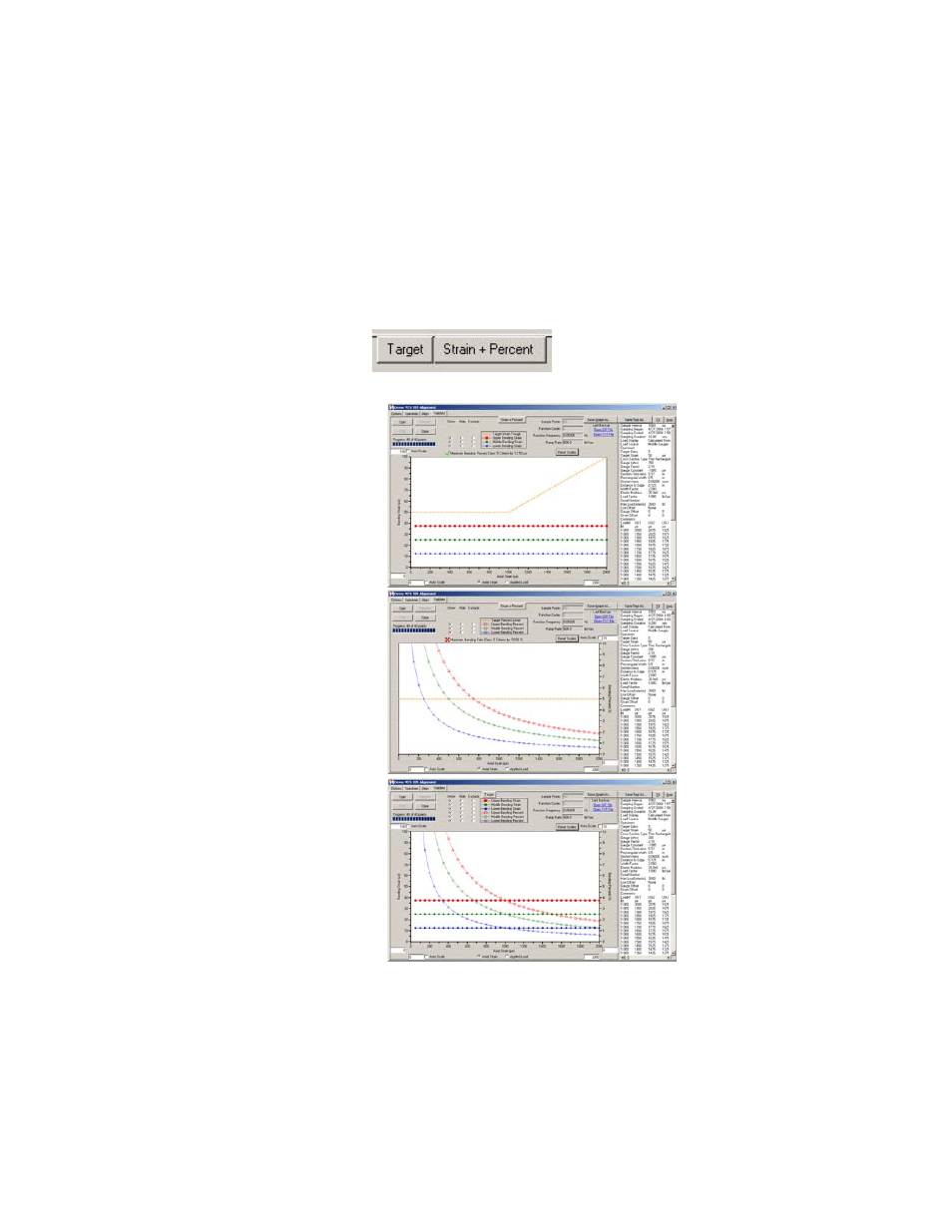 Target/ strain + percent | MTS 709 Alignment System User Manual | Page 118 / 158