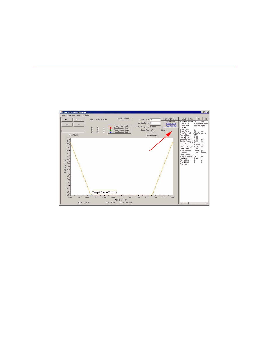 Report, Report 128 | MTS 709 Alignment System User Manual | Page 128 / 158
