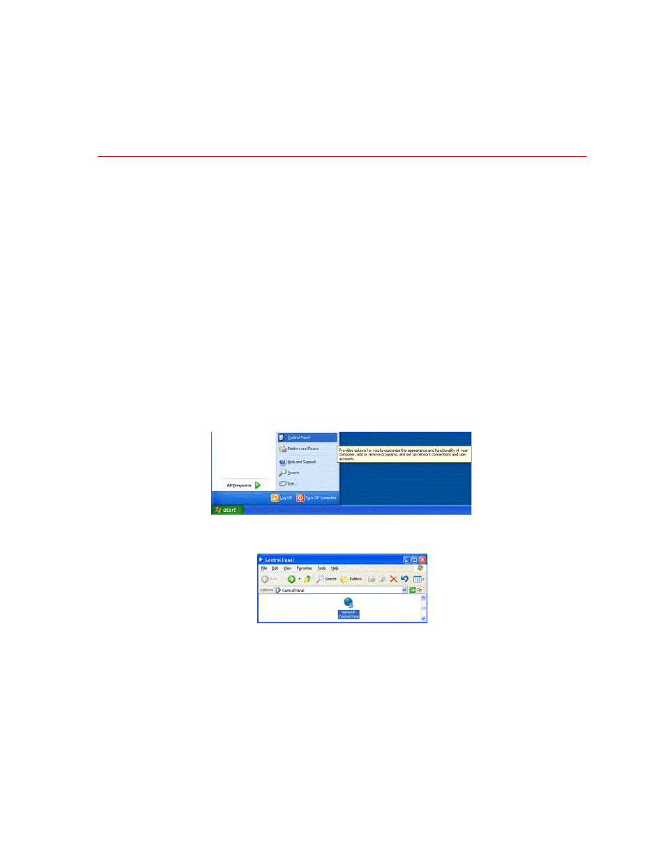 Tcpip configuration, Note for windows vista systems, Tcpip configuration for systems running windows xp | Tcpip configuration 47, Note for windows vista systems 47 | MTS 709 Alignment System User Manual | Page 47 / 158