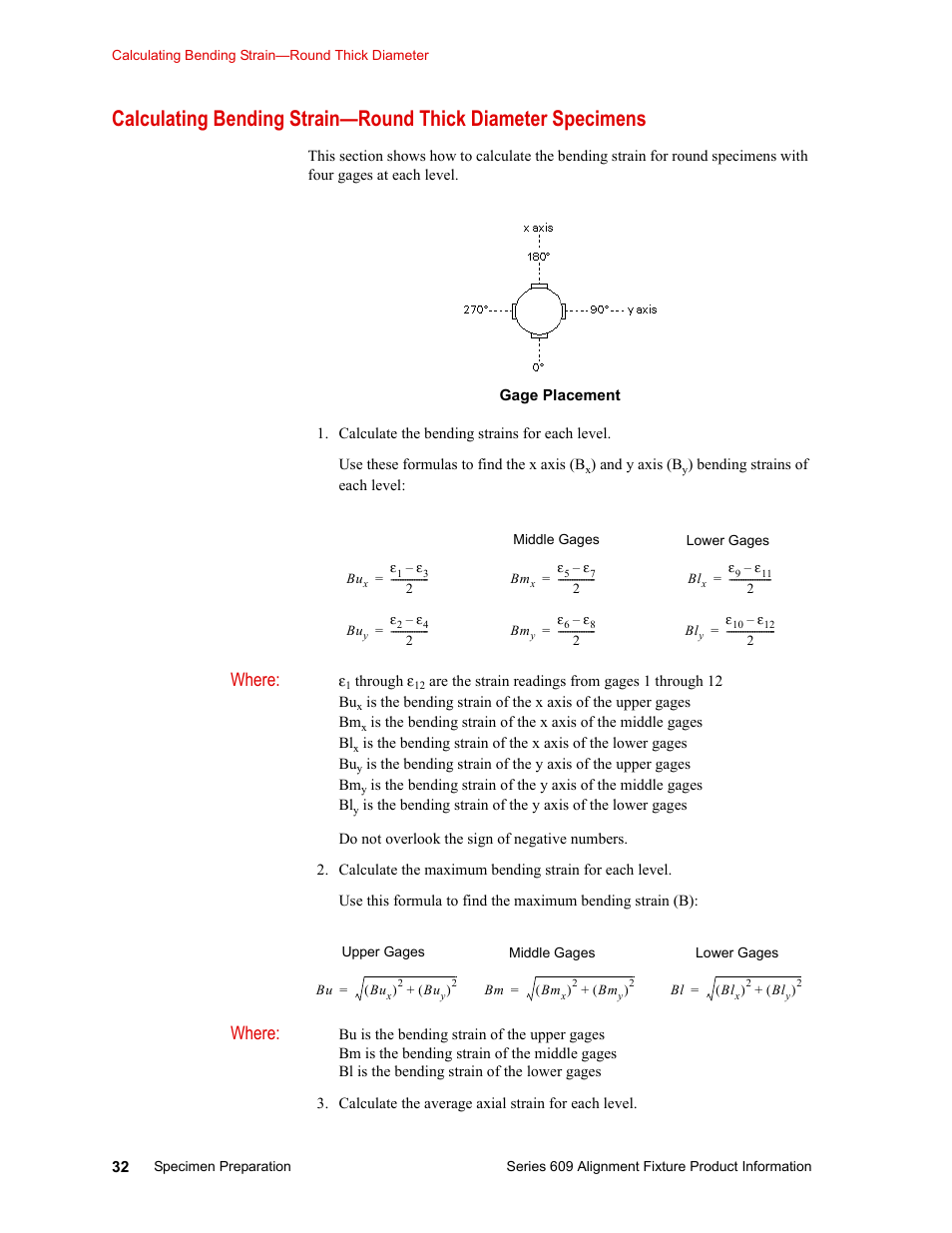Where | MTS Series 609 Alignment Fixture User Manual | Page 32 / 70