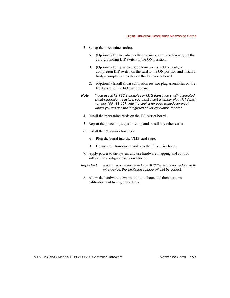 MTS FlexTest Models 200 User Manual | Page 153 / 344