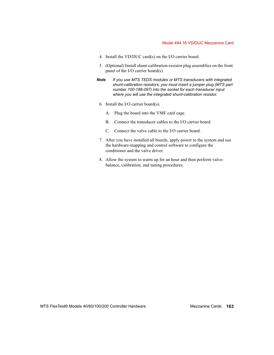 MTS FlexTest Models 200 User Manual | Page 163 / 344